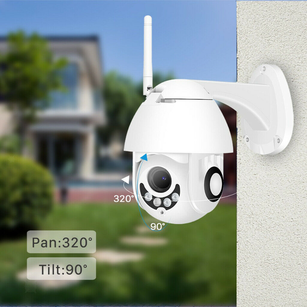 Outdoor Waterproof WiFi IP IR Camera 1080P PTZ Wireless Camera TF Slot