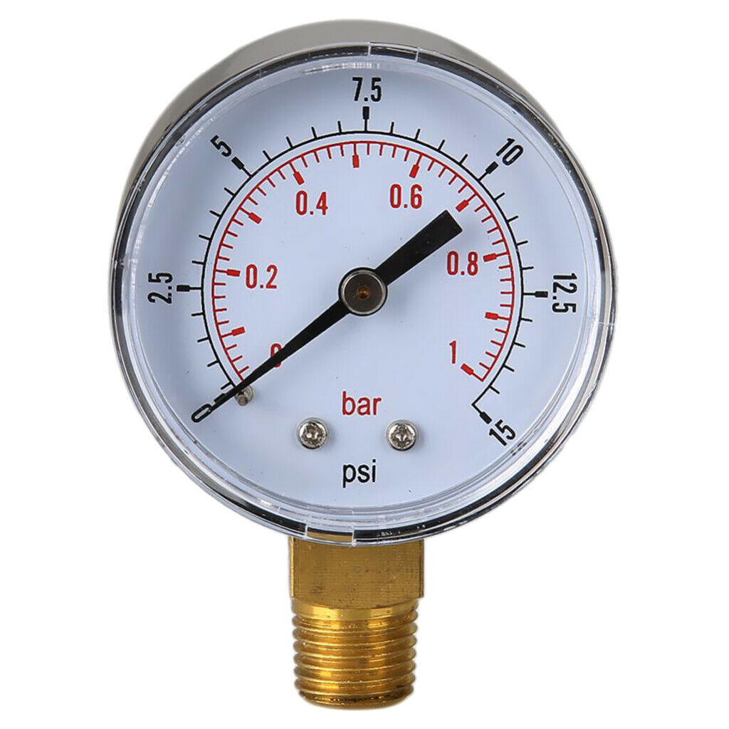0 - 1 bar , 0 - 15 psi Pressure Gauge Pressure