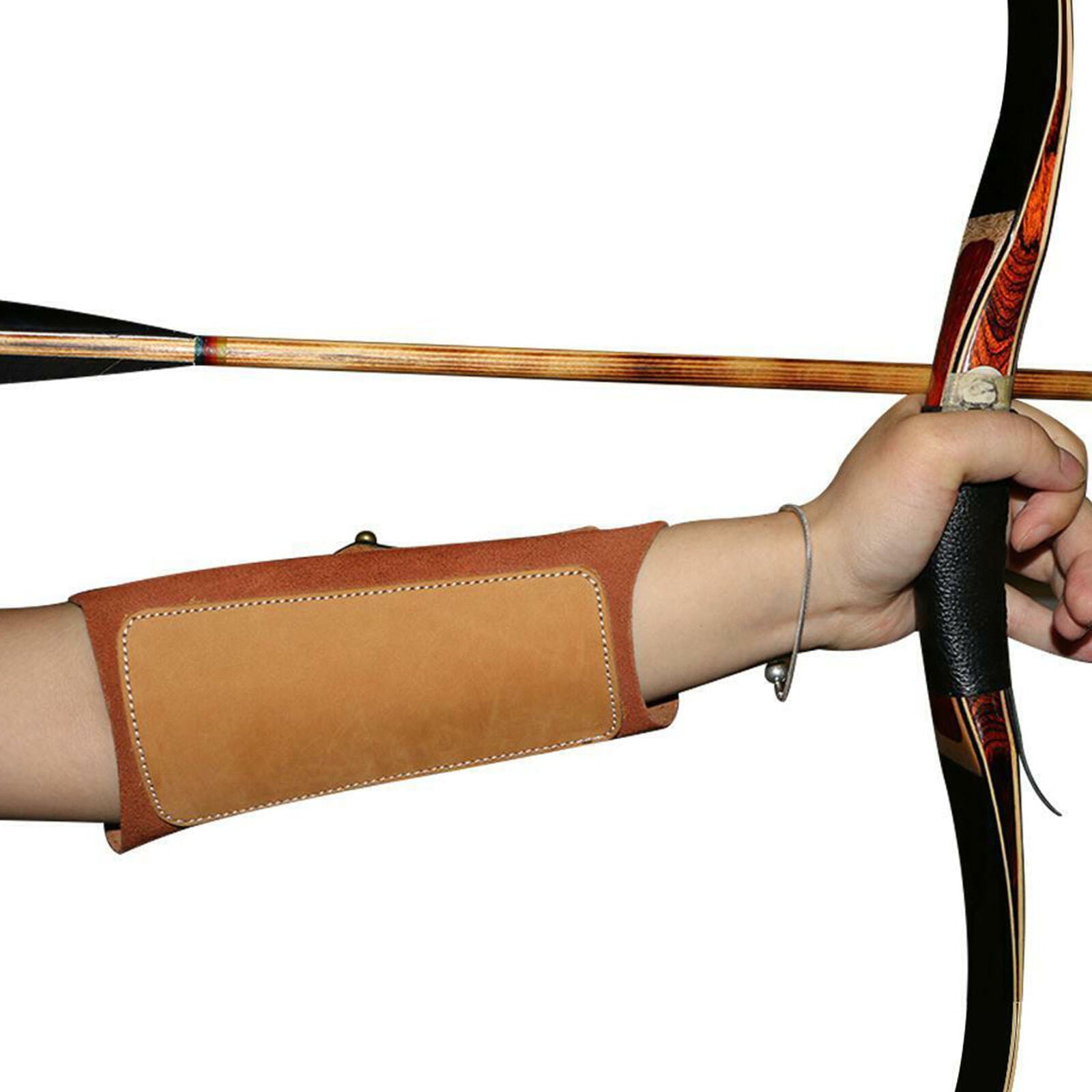 Archery Arm Guard Traditional Leather for Hunting Shooting Recurve Longbow Shoot