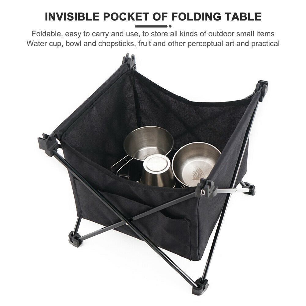 Outdoor Folding Table Storage Hanging Basket Picnic Camping Pouch Organizer @