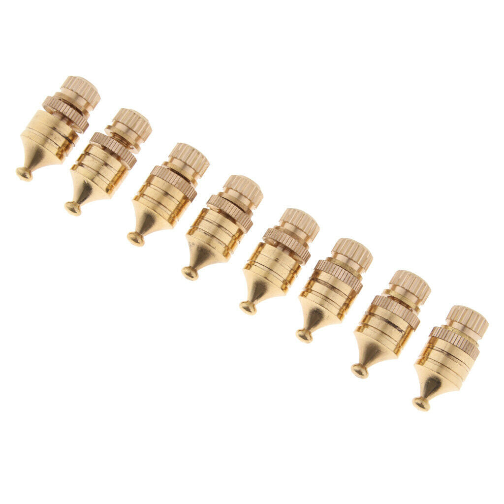 8x Pure Copper speakers shock-absorbing spike feet Stand pad