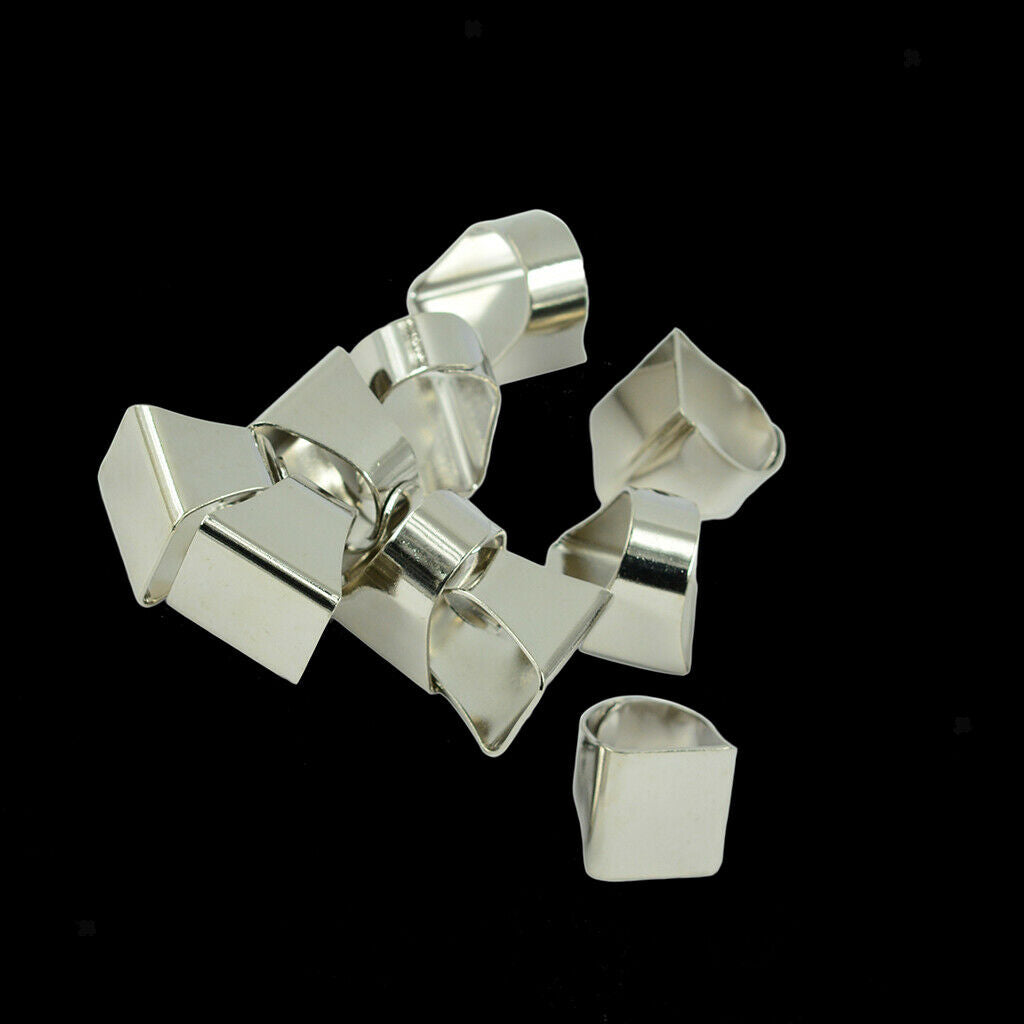 - 20 Pieces White Adjustable Rings, Base Pad for Cabochon Settings 20x19mm