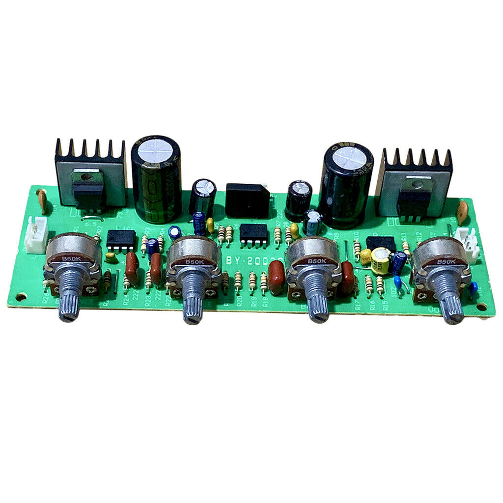 Preamp Volume Control Board With Four Buttons For Highs, Lows,