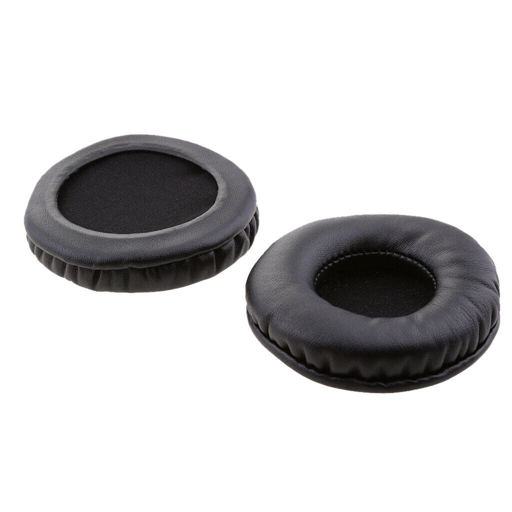 2 Pairs 80mm Replacement Ear Pads Cushion Earpads For Ath Ws99 Ws70 Ws77