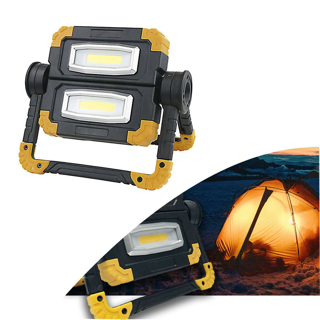 LED Spotlight COB Work Light USB Rechargeable Emergency Wander Flashlight