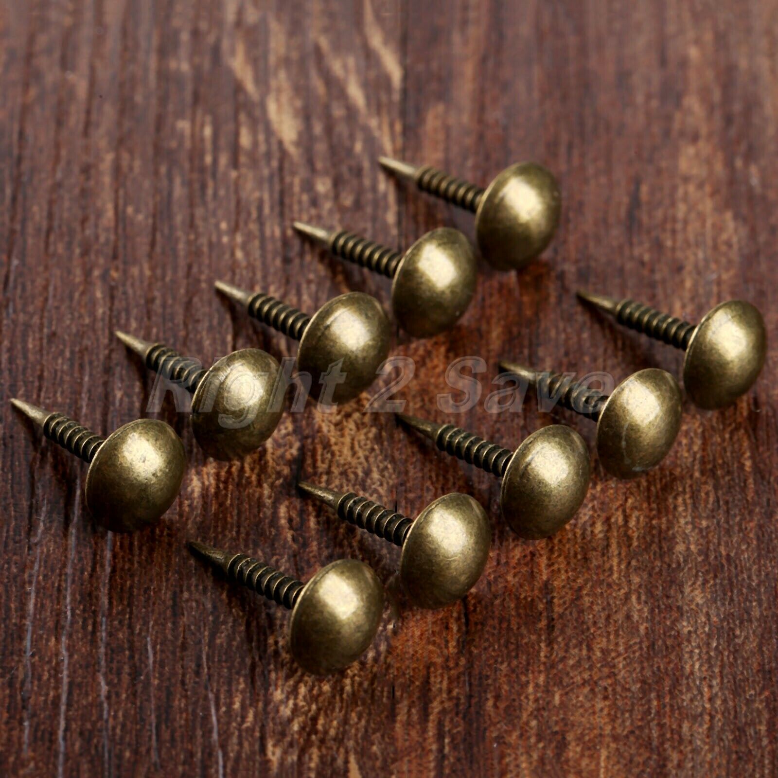 100 x Upholstery Nails Sofa Jewelry Box Iron Tacks Studs Pins Furniture Hardware