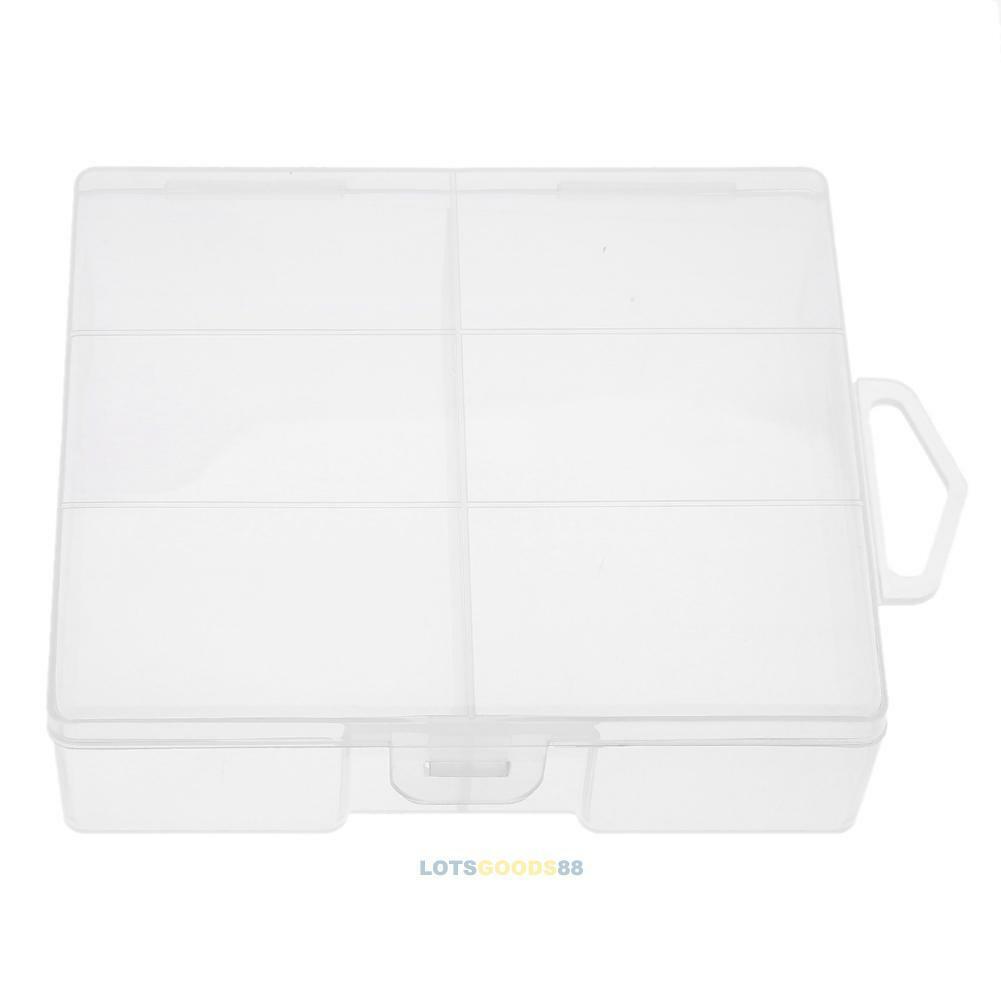 Hard Transparent Battery Storage Case Box Container for 24 x AA Batteries Bag