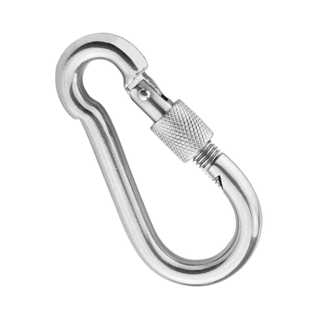 Camping Hammock Carabiner Screw Locking Gate Hook for Yoga Swing Hiking Travel