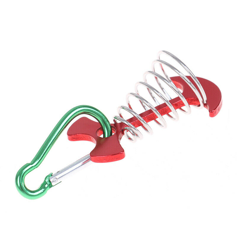 Fishbone Anchor Tent Pegs Hiking Camping Deck Garden Stakes Adjuster TensZFCA