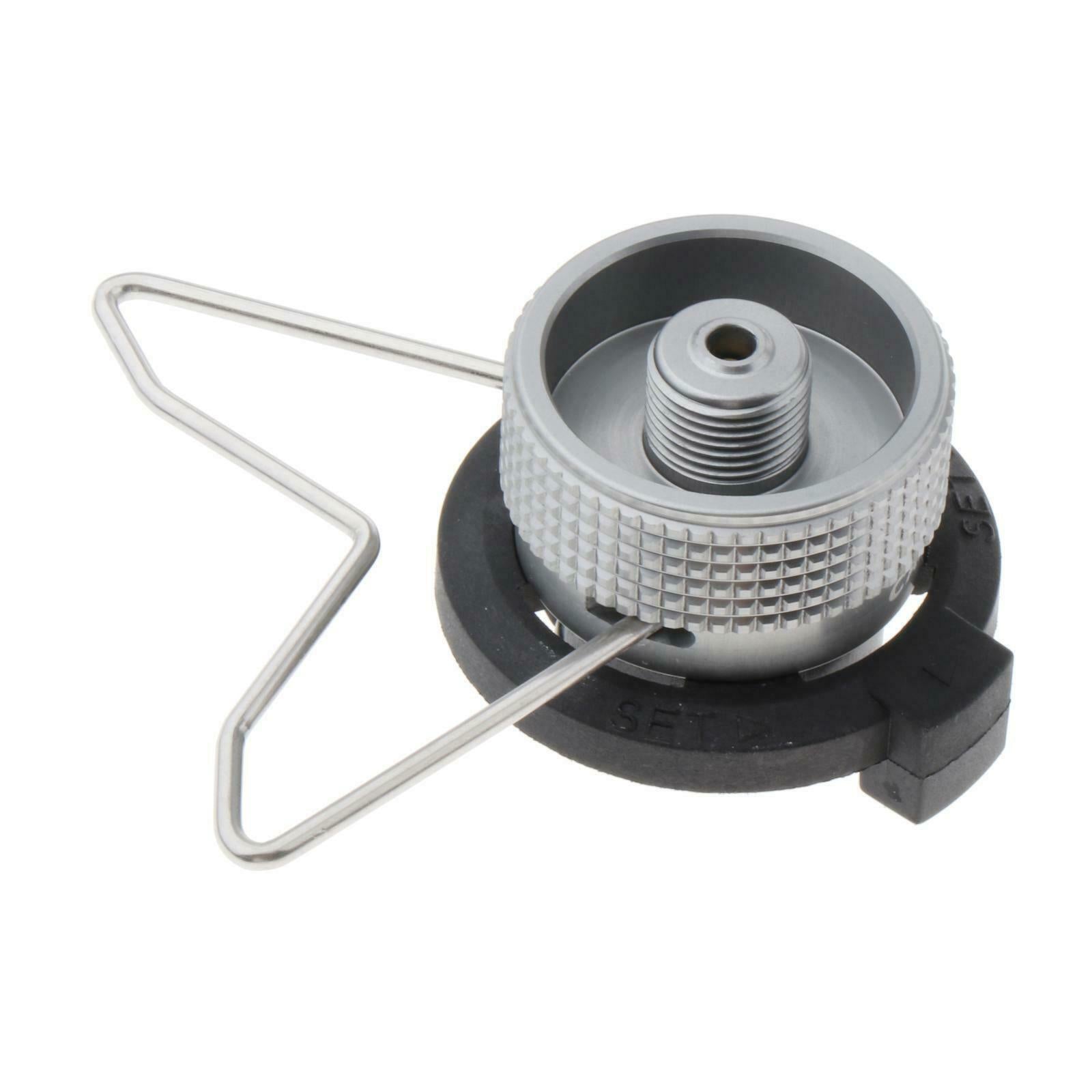 Outdoor Camping Gas Adapter Mini Stove Propane Converter Cylinder Coupler
