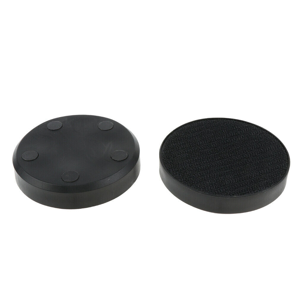 2x Longboard Sliding Palm Pucks Skateboarding Flicker Racing Part Black
