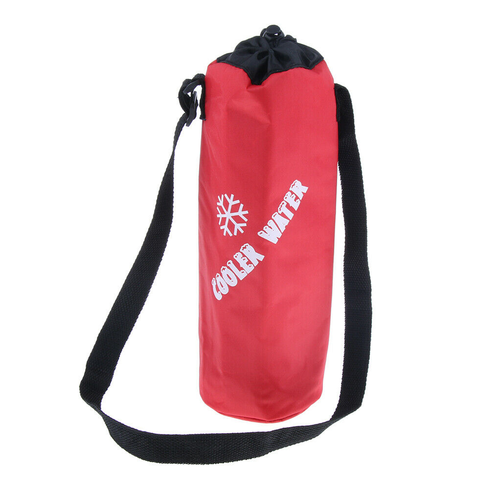 Waterproof Insulated Cooler Bag Ice Bag for Water Drink Bottle Red