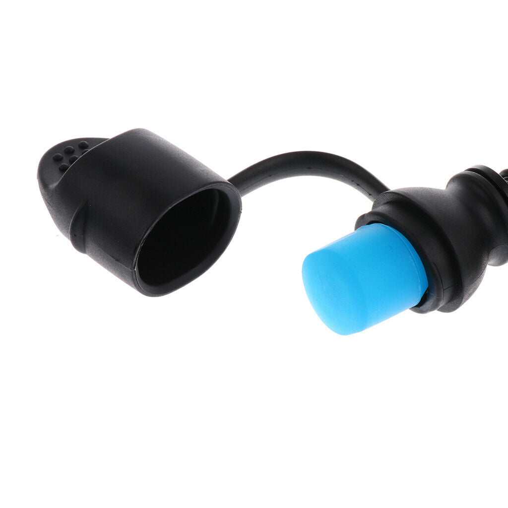 Black Silicone Water Bag Bite Valve Nozzle Outdoor Accessories 90 Degree