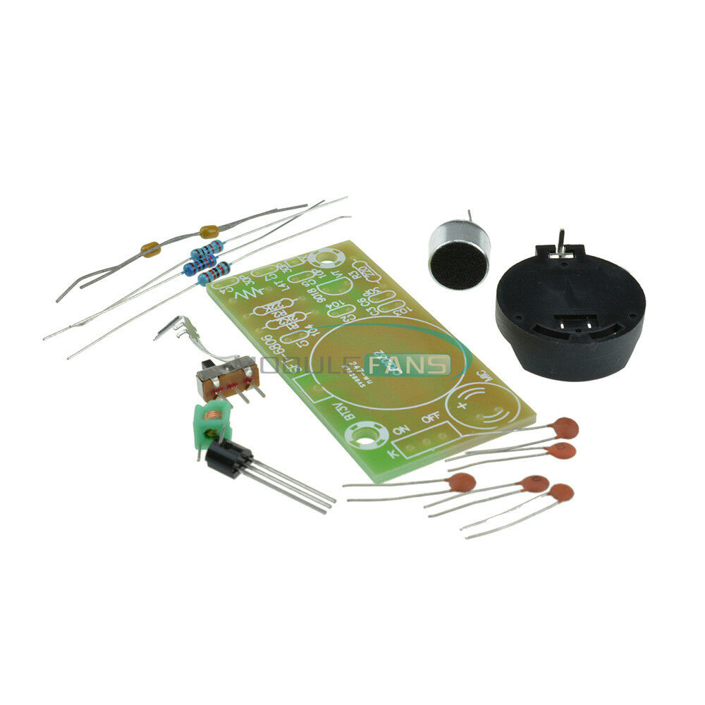 New Simple FM Wireless Microphone Parts Electronic Training DIY Kit 80MHz-108MHz