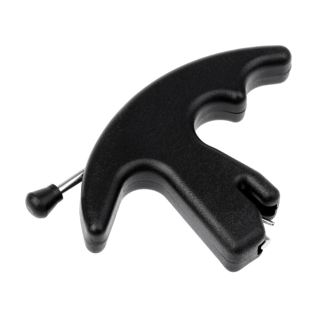 New Handle Grip Thumb Caliper Release Aid for Compound Bow Hunting - Black