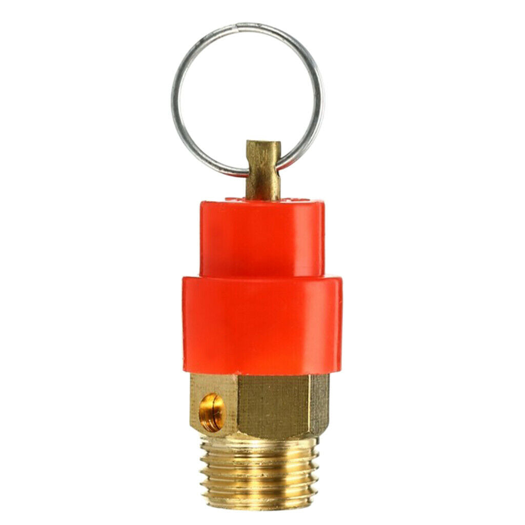 1/4 Air Compressor Pressure Safety Relief Valve Release Regulator Copper