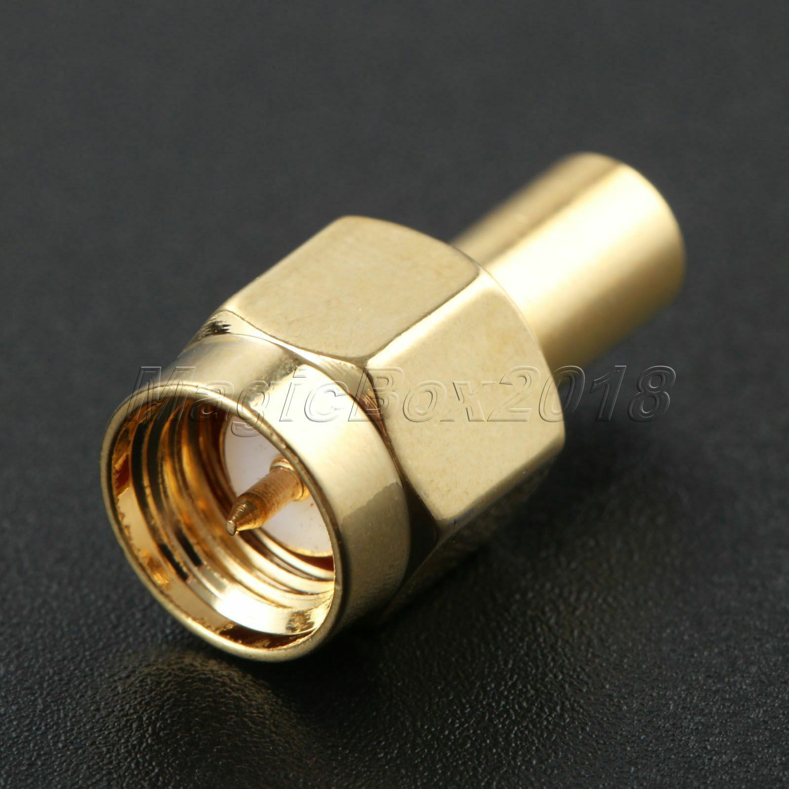 2Pcs 2Watt Connector SMA Male RF Coaxial Termination Dummy Load DC 50Ohm to 3Ghz