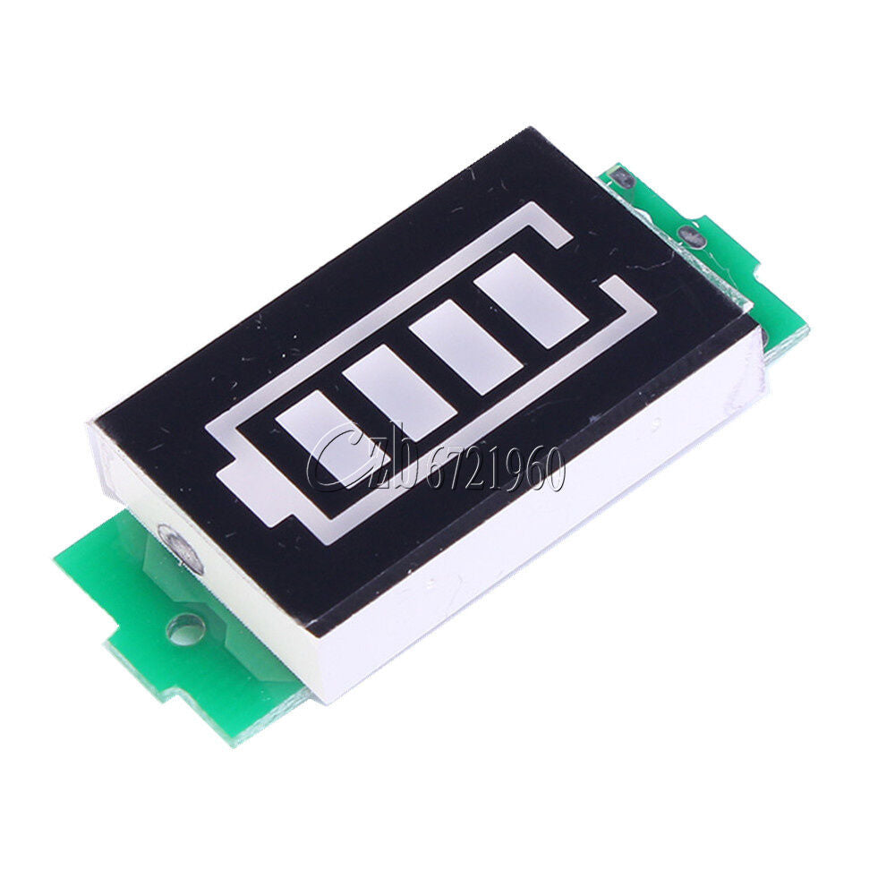 Single 1S 3.7V Lithium Battery Capacity Indicator 4.2V Blue Dispaly Power Tester