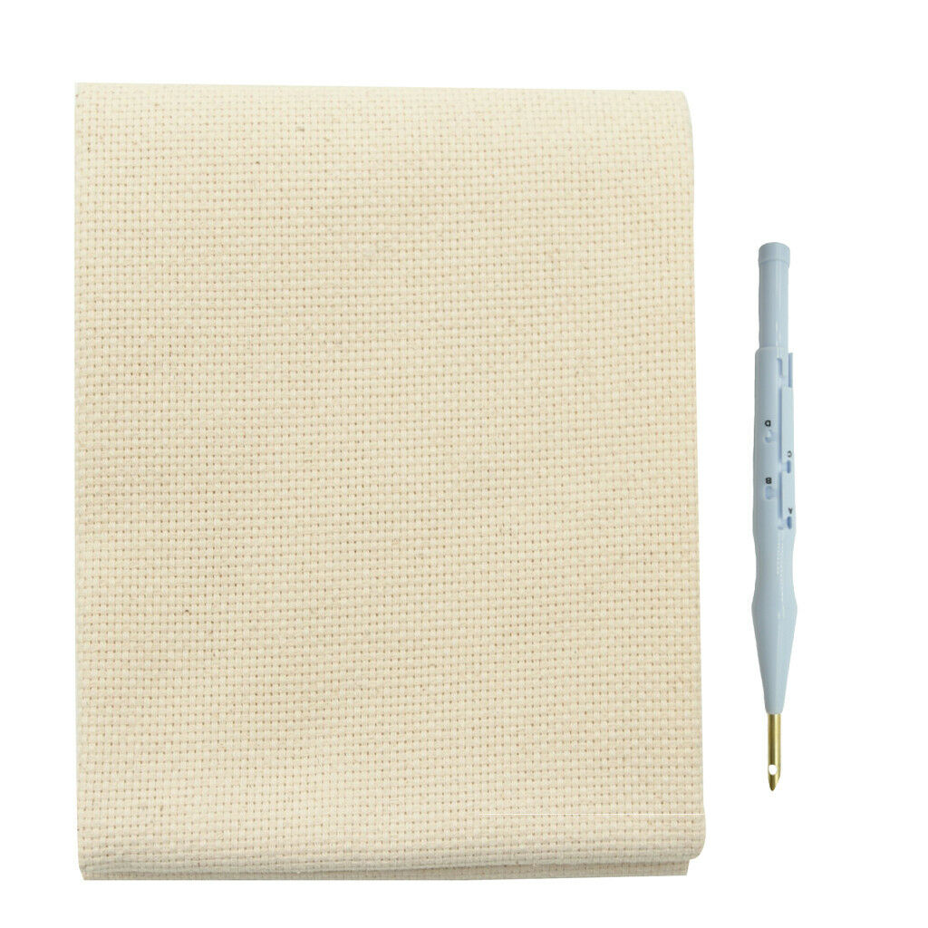 100% Cotton Monk's Cloth Reserve Aida Cloth for Rug Hooking Embroidery Craft