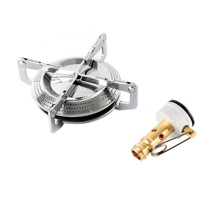Mini Camping Picnic BBQ Gas Stove Furnace Butane Burner Cookware