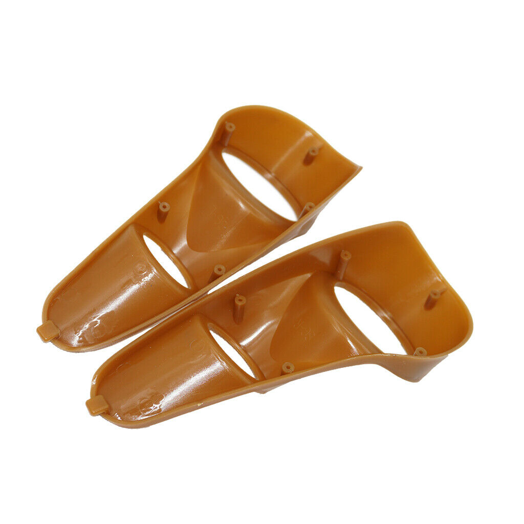 Car Audio Pro Flush 3-Way Coaxial Speaker Brackets Plastic Gasket Pair