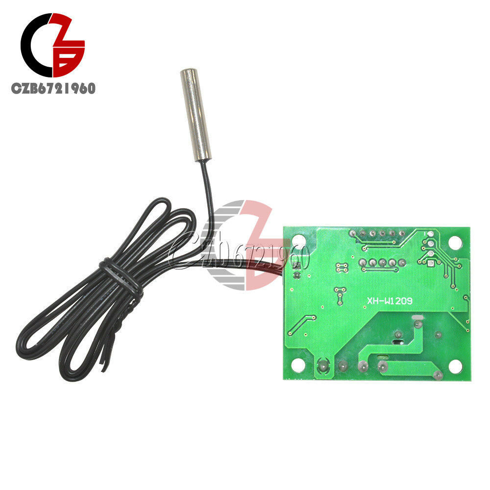 -50-110°C Red W1209 Digital thermostat Temperature Control Switch 12V + Sensor