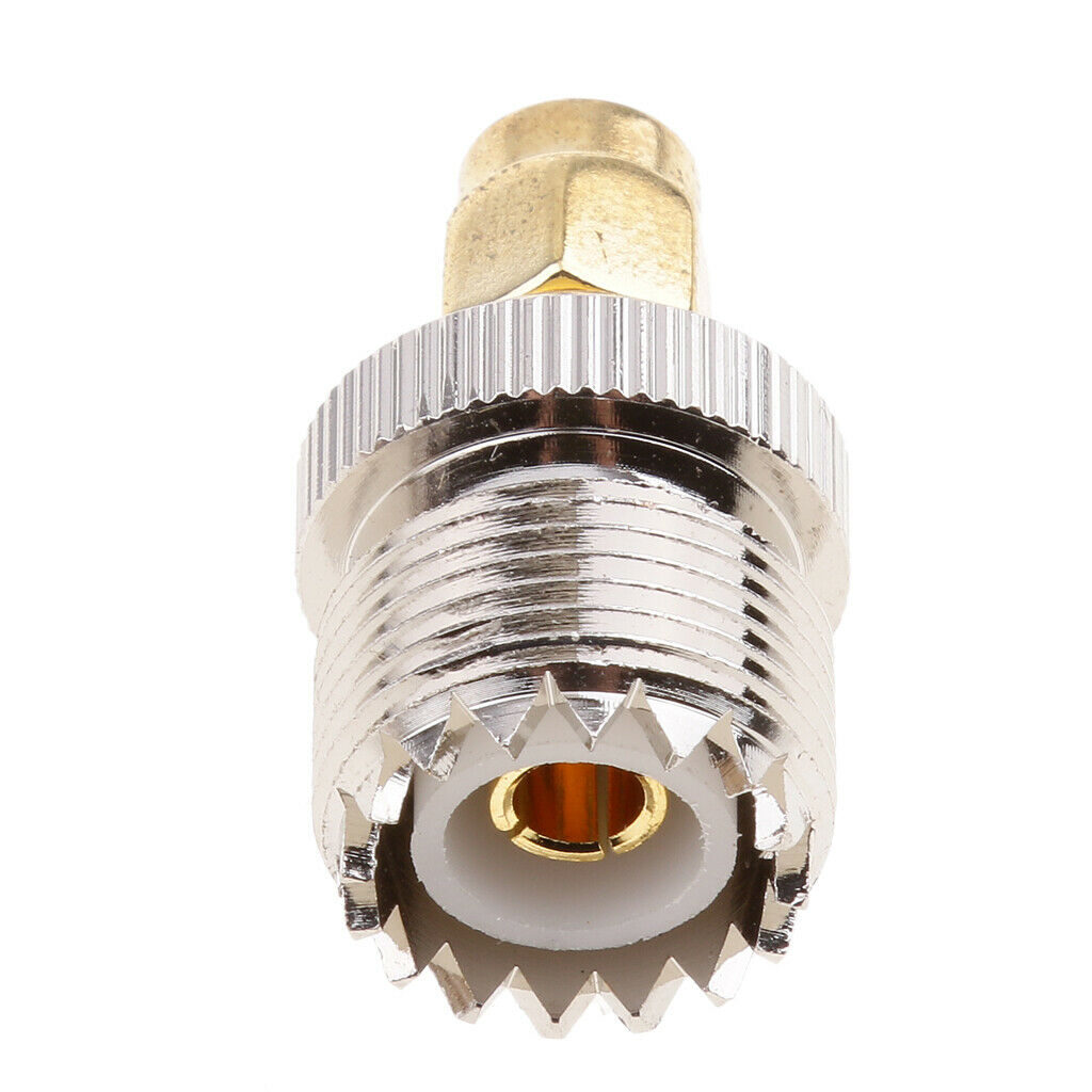SO239 UHF Female Socket to SMA Male Plug Antenna RF Adapter