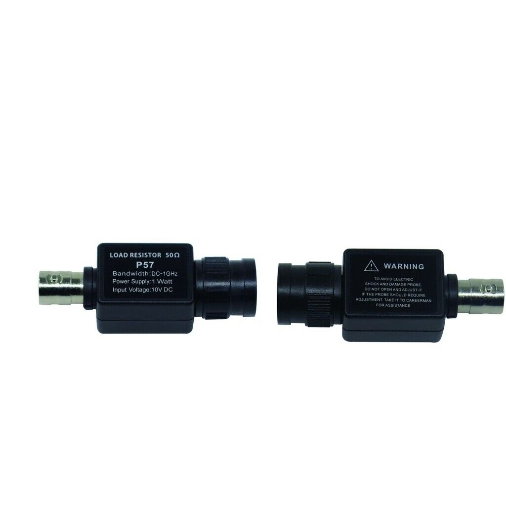 2Pcs 50Ohm Insert Type BNC Adapter Feed Through Terminator Q9 Adapter