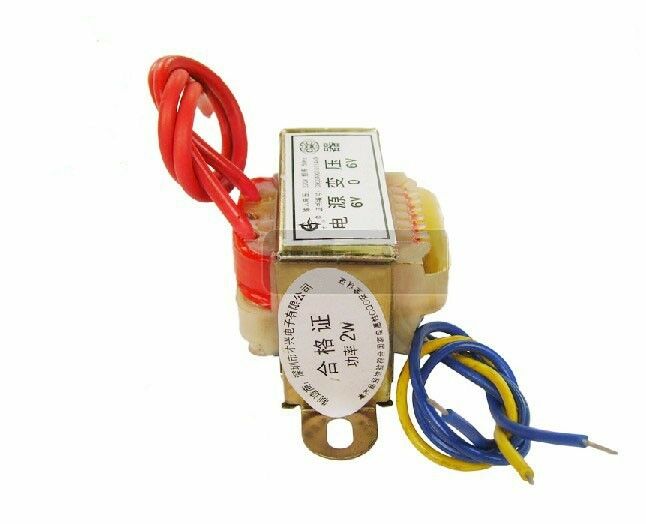 (1) 50W EI Ferrite Core Input 380V 50Hz Electric Power Transformer Output 220V