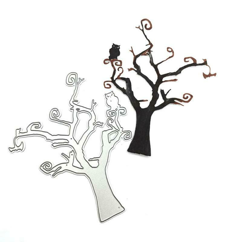 Halloween Tree Metal Cutting Dies Stencil DIY Scrapbooking Album Paper Card Mold
