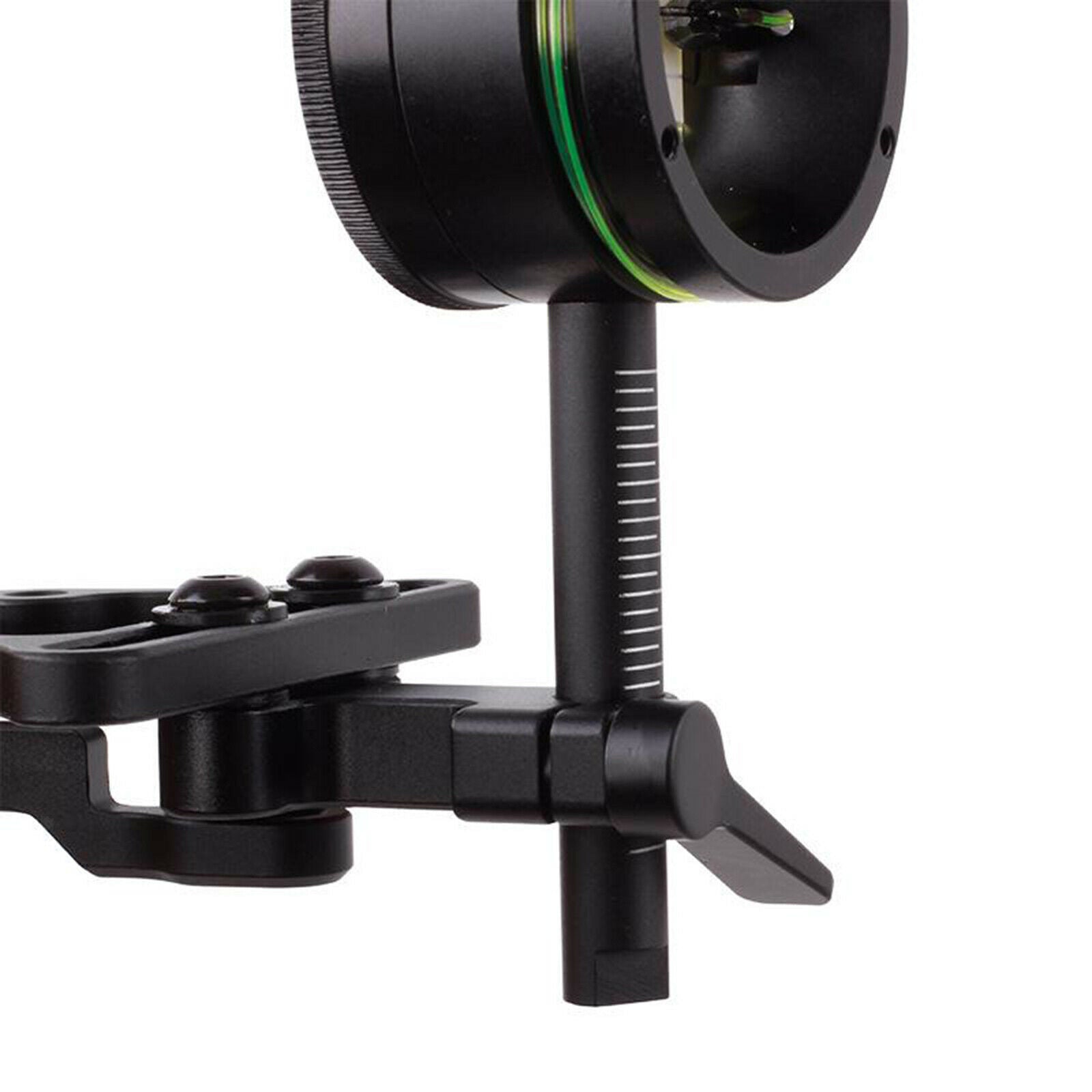 Single Pin Bow Sight Portable Hunting Compound Bow Sight Accessories Black
