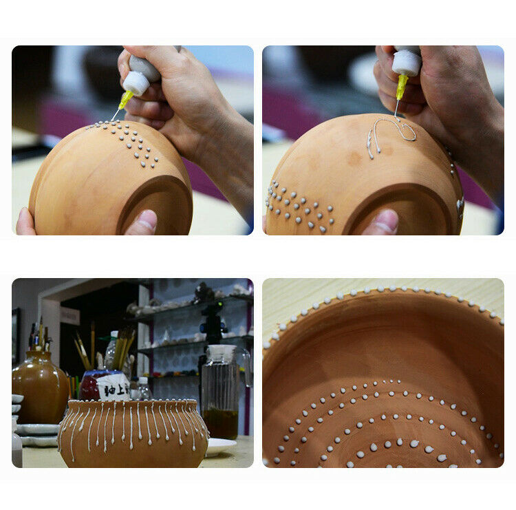 2Pcs 50ml Plastic Dispensing Bottle Squeezing with Needle Dispenser Soldering