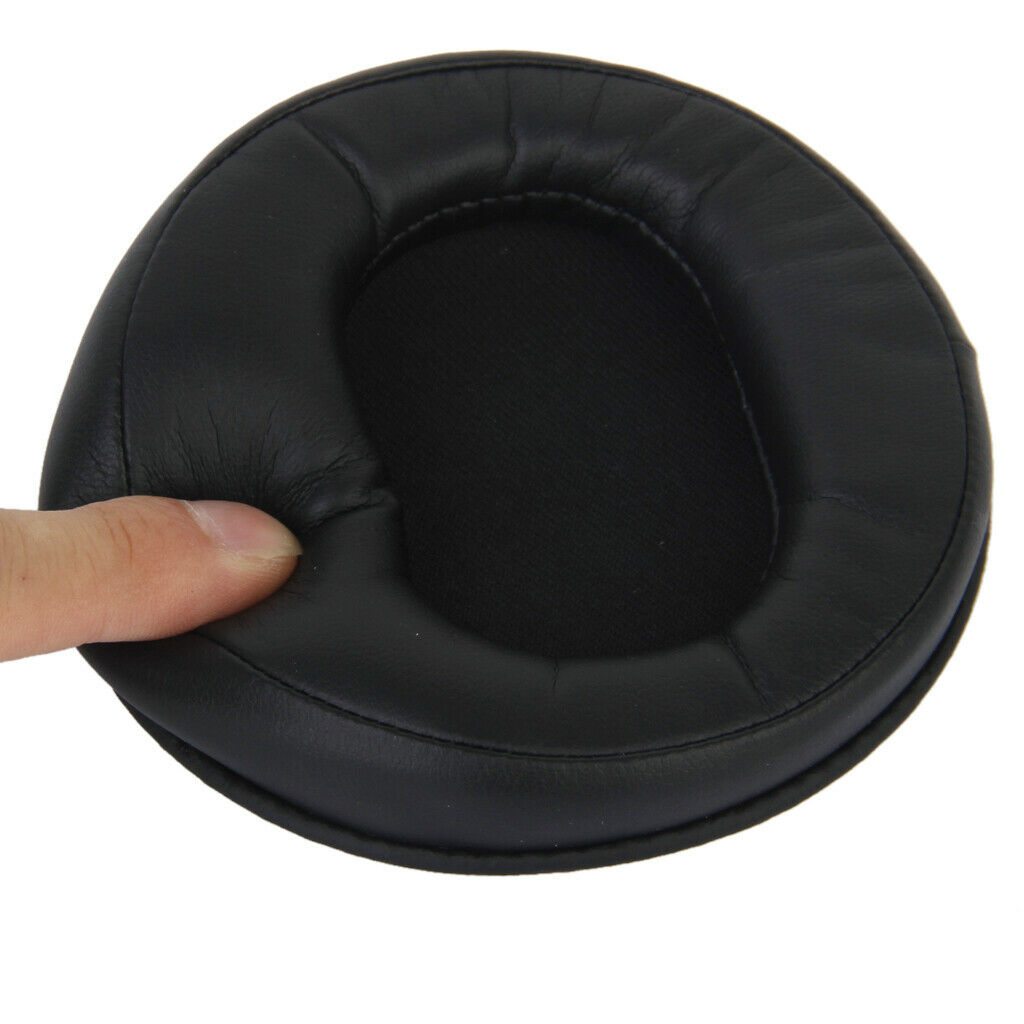 Black Replacement Ear Pads Cushion For Denon AH D2000 D5000 D7000 Headphones