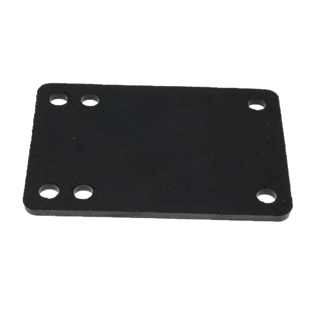 Skateboard Riser Pads 3mm Black with 8 Sets Skateboard Screws Hardware 29mm