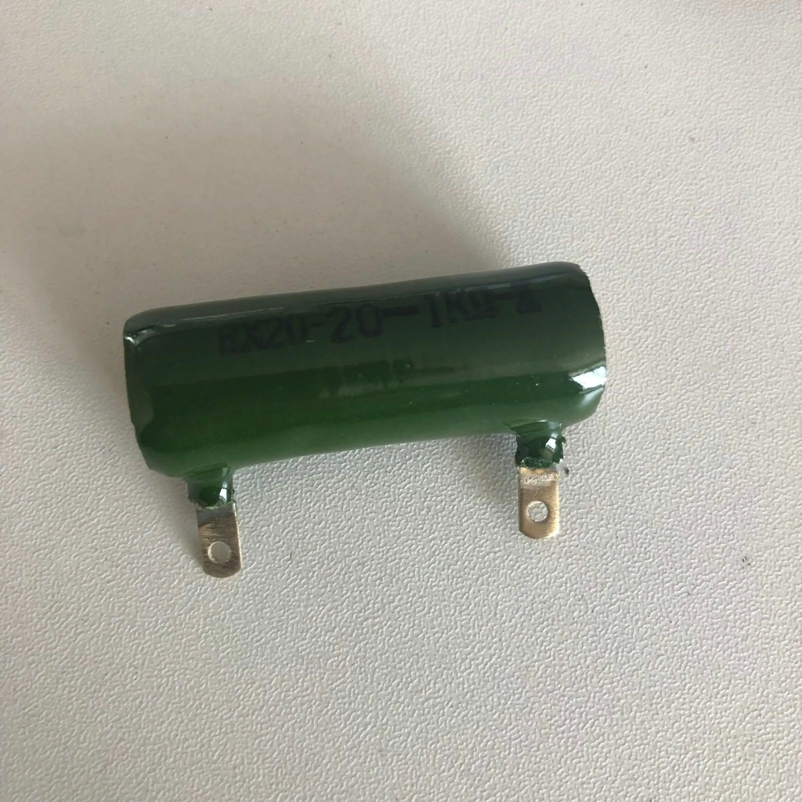 (1)High Power 1K Ohm Ceramic Tube Fixed Wire Wound Resistor 20Watt