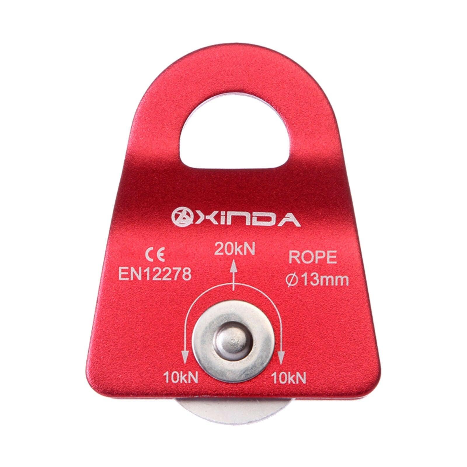 20KN 4500lbs General Purpose Mobile Micro Pulley for Rock Climbing Rigging