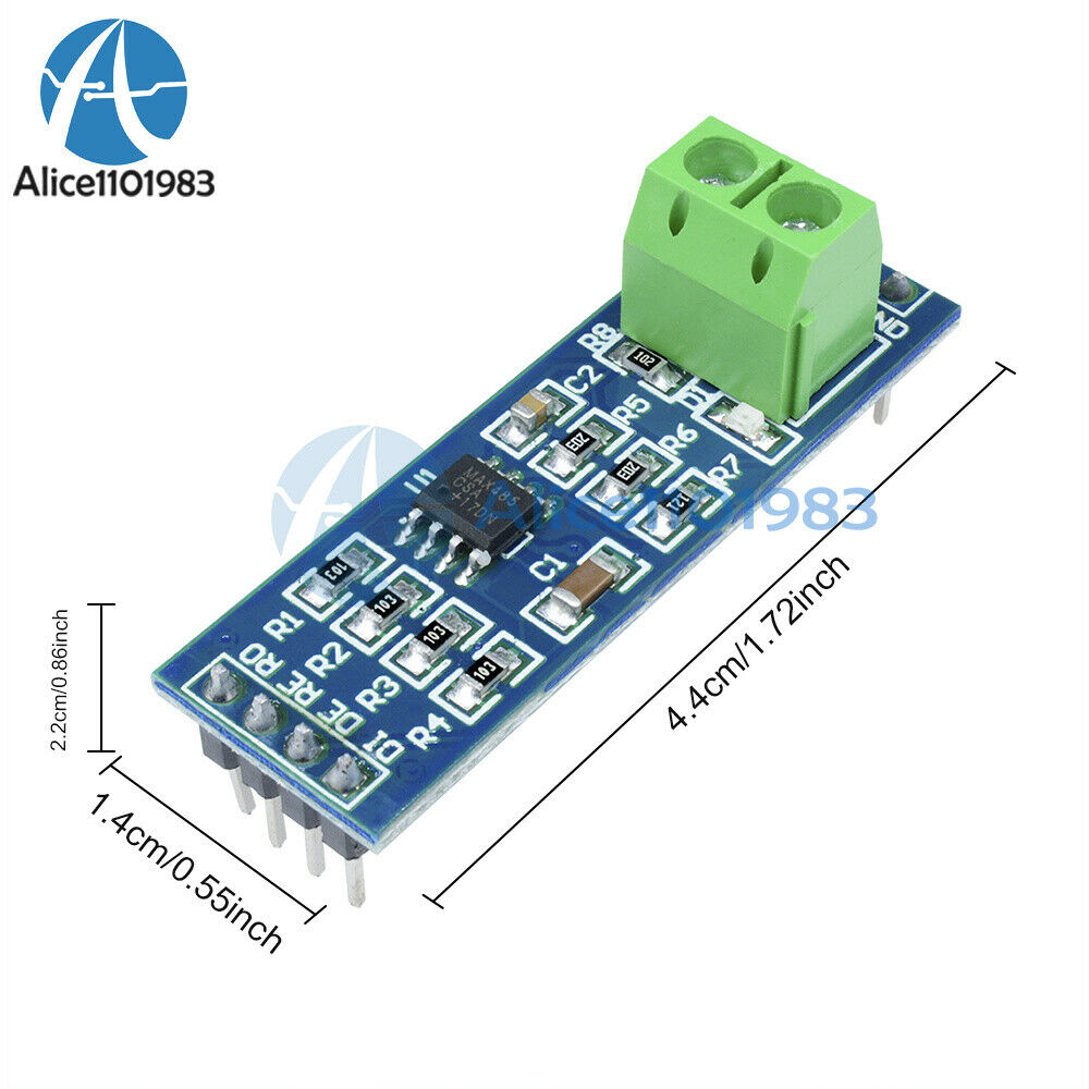 5PCS MAX485 RS-485 TTL  to RS485 MAX485CSA Converter Module For Arduino