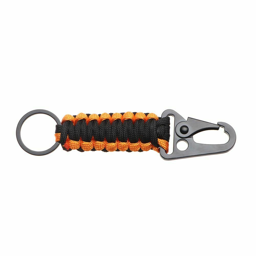 Survival Kit Emergency Knot Rope Keychain Keyring Bottle Opener Key Chain Ring