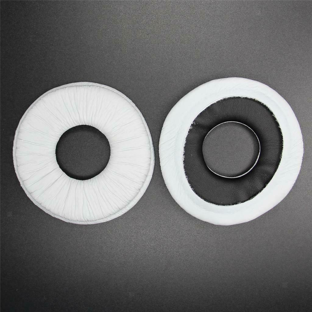 2Pairs Replacement Soft Ear Pads Cushion PU Leather Foam Earpads for