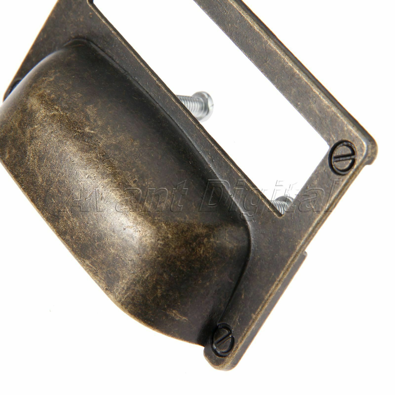 81*51mm Office Library Cabinet Drawer File Tag Frame Label Holder Pull Handle