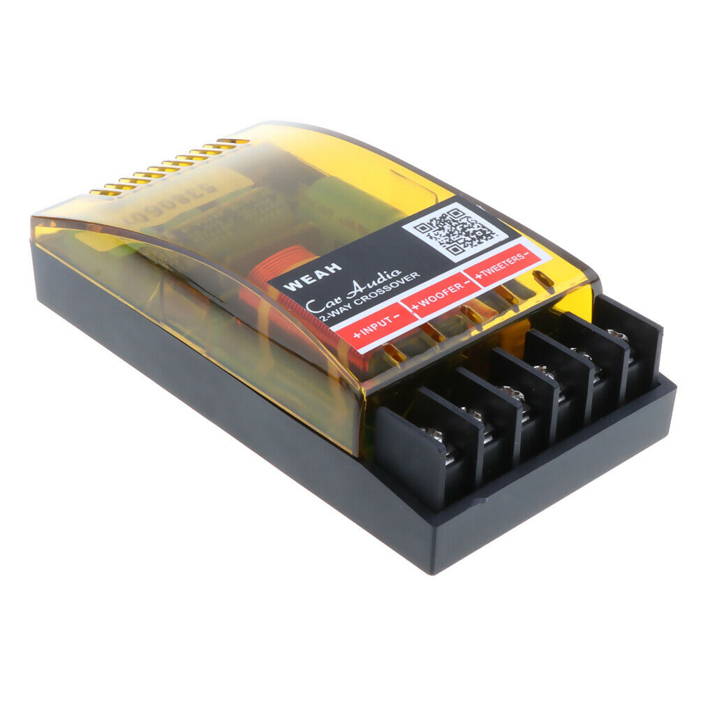 Treble & Bass 2 Way Frequency Divider Speaker Audio Crossover Filter Module