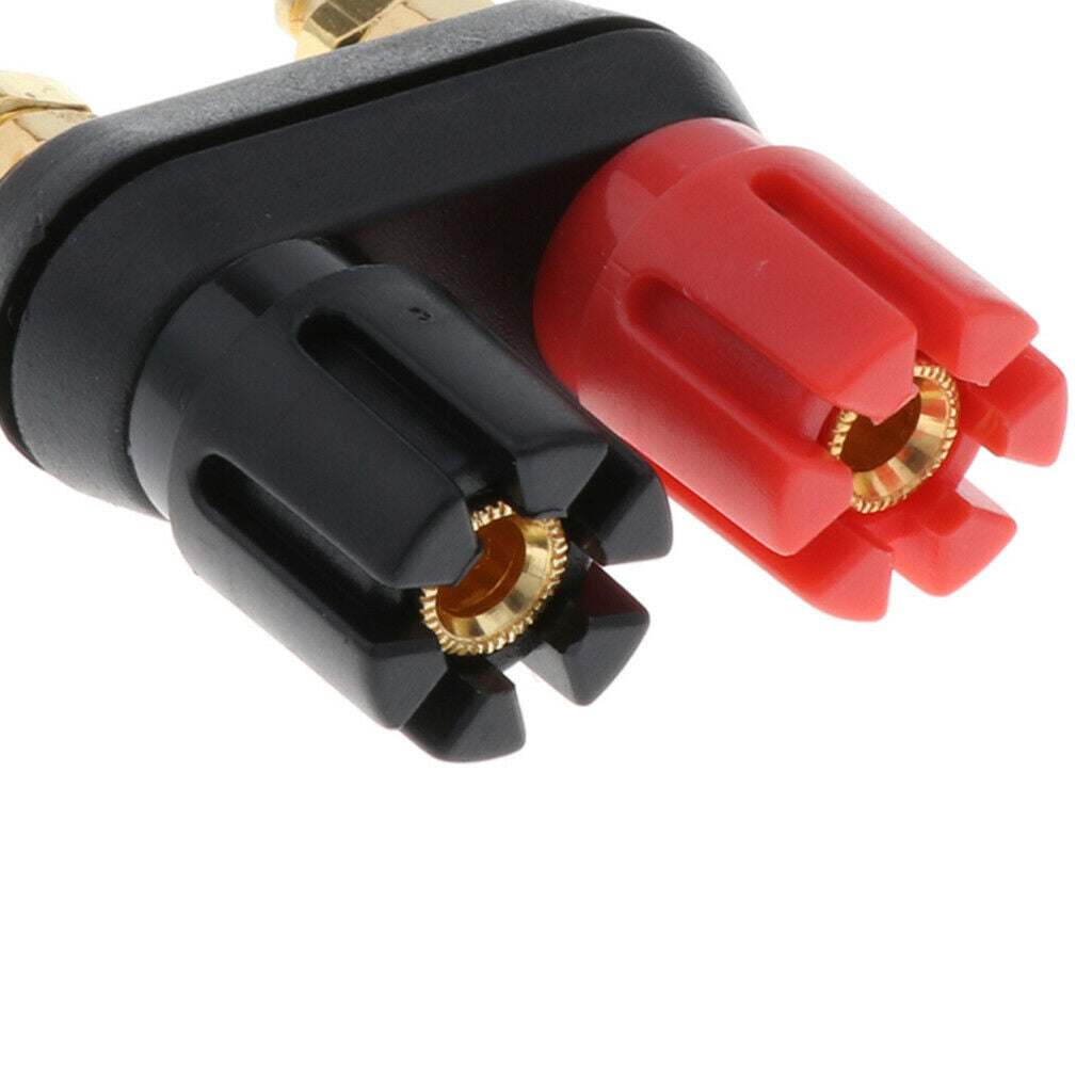 Terminal Binding Post Power Amplifier Dual 2-way Banana Plug Jack