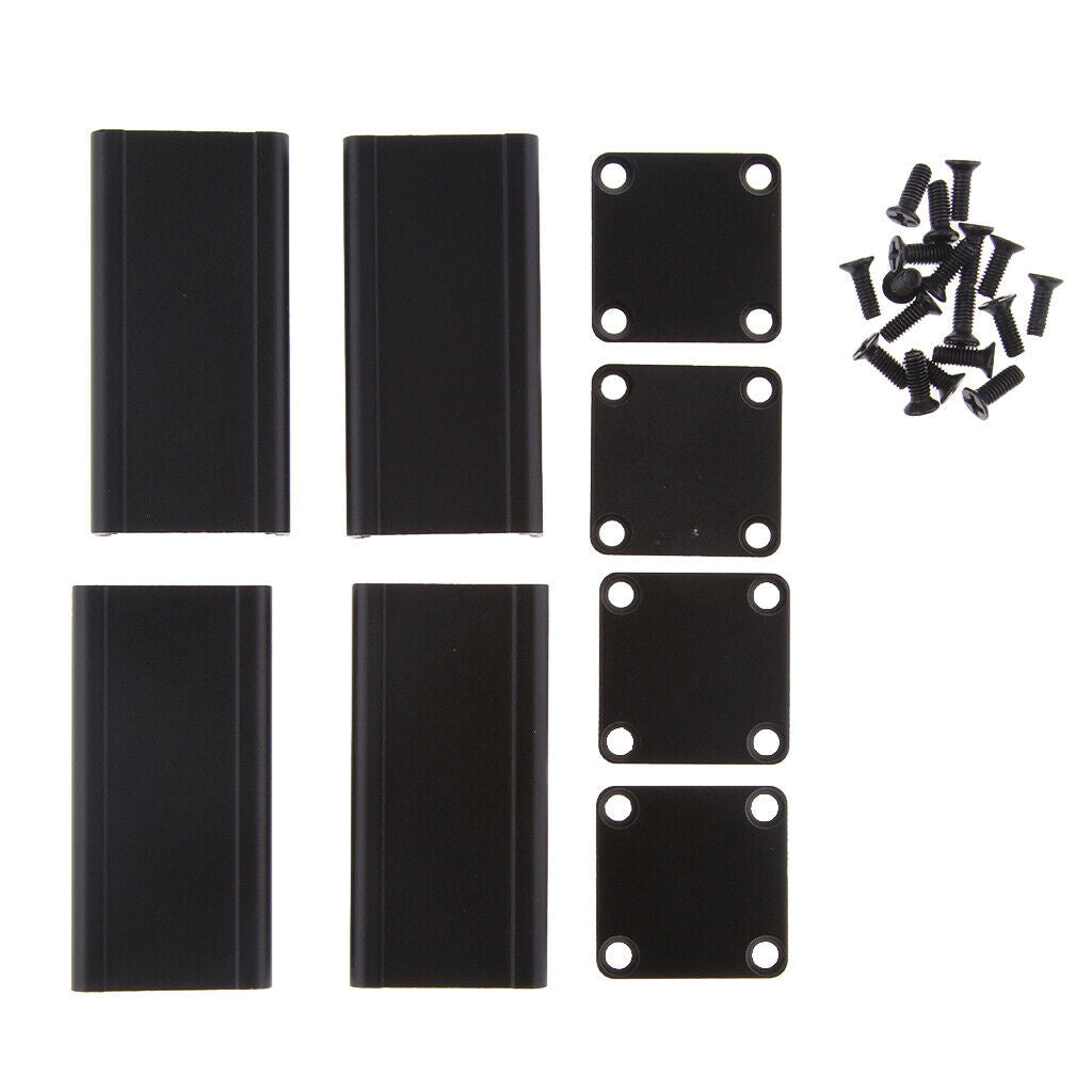 2Set Aluminum Enclosure Instrument Shell Electric Project Box DIY 50x25x25mm
