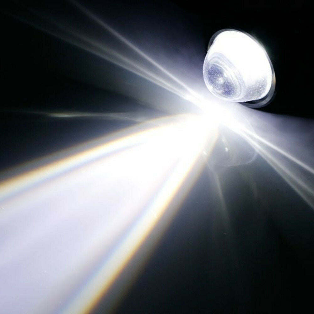 -XN2Pcs Xenon White 5W High Power Bull Eye LED DRL Projector Daytime Fog Light