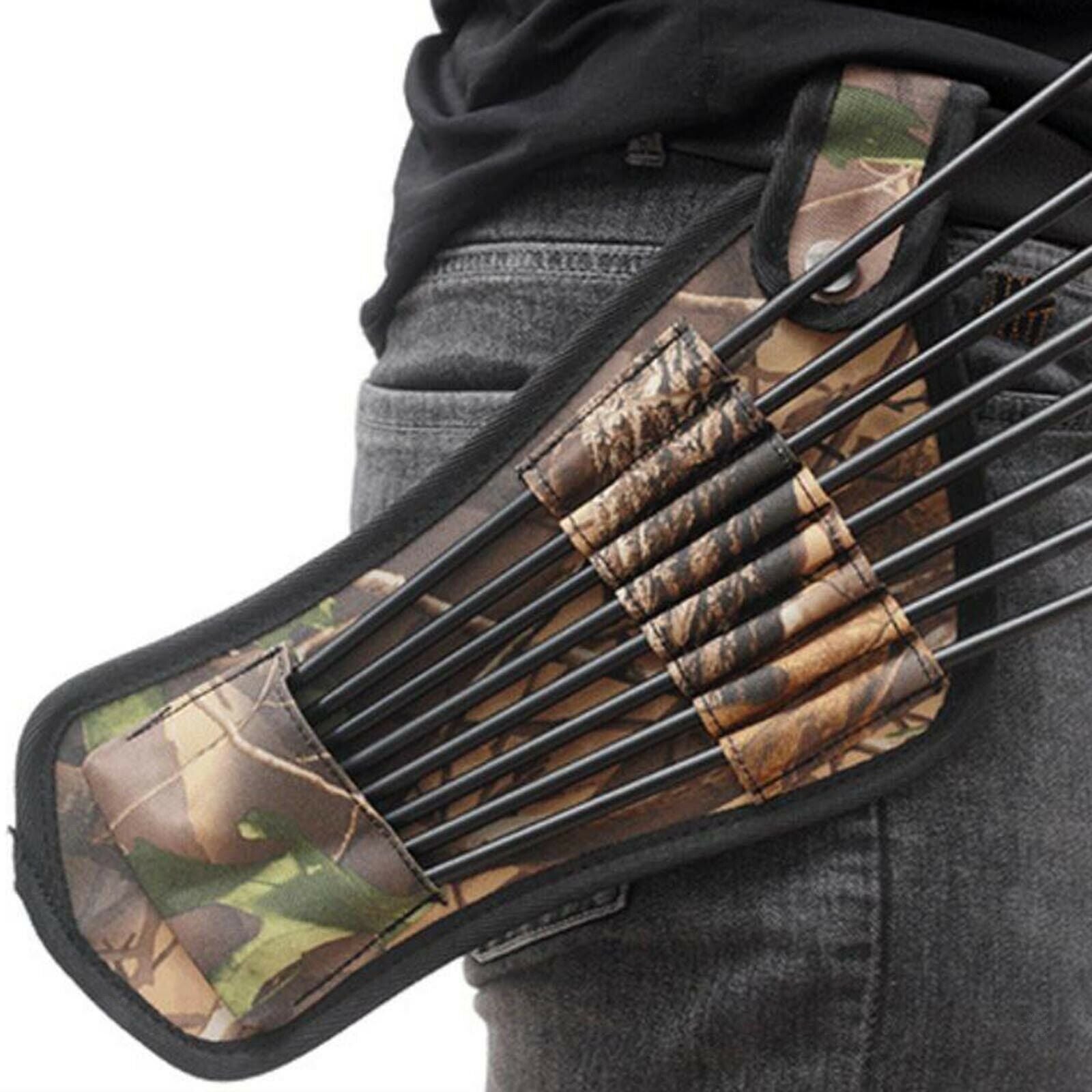 Durable Archery Quiver Hip Bolts Holder Pouch with Belt Loop Training Aids