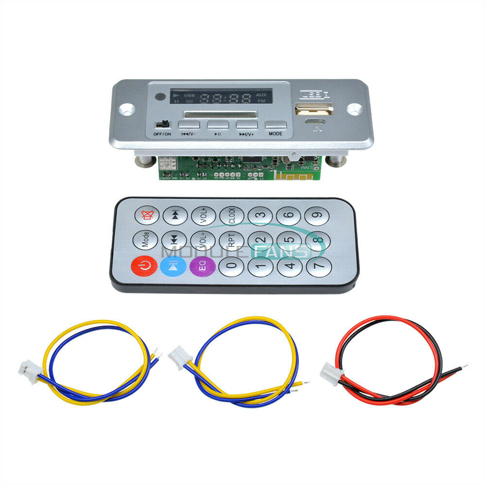 Mini 5V MP3 Decoder Board Bluetooth Call Decoding Module MP3 WAV U-Disk & TF Car