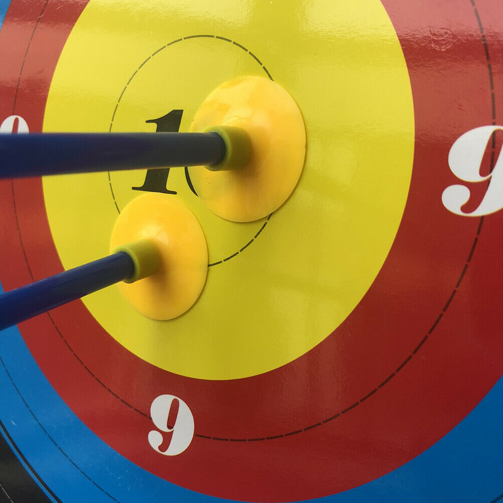 12Pcs Children Archery Game Safety Rubber Arrows Archery Suction Cup Arrow