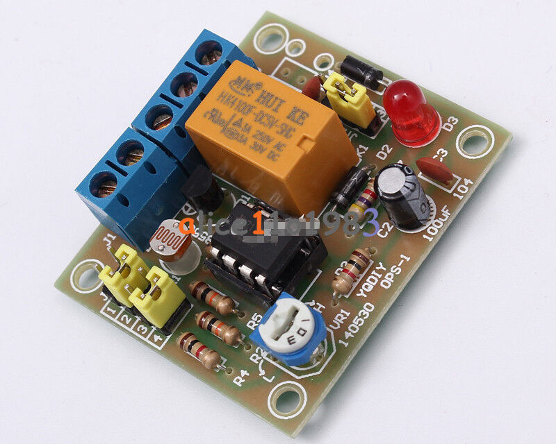 Light-Operated Switch Kit DIY Kit With 5V Relay LM393 Electronic Funny DIY New