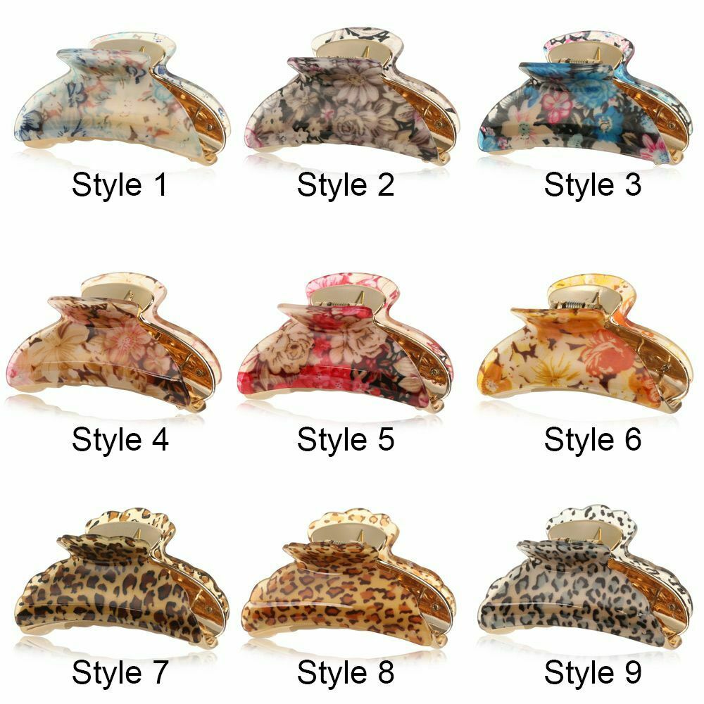 & Leopard Hairdressing Salon Headwear Hair Claws Clips Hair Clamps Hairpins