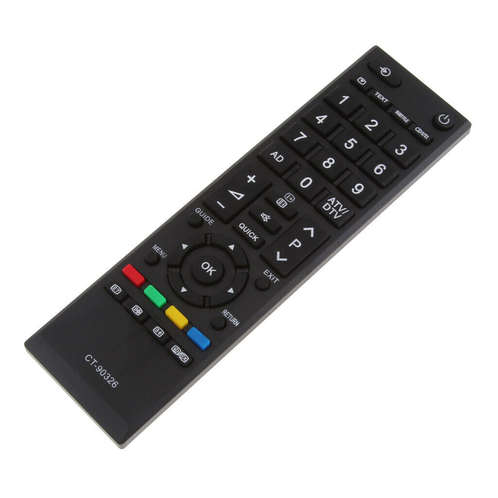 Replacement TV Remote Control for Toshiba CT-9032, Black, 175 X 50 X 20 Mm